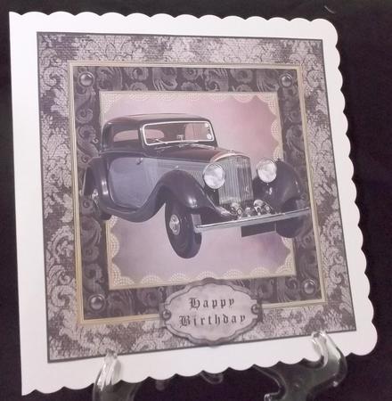 Old Jalopy Card Front by Suzi Cooper