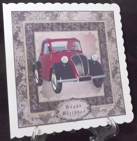 Old Jalopy Card Front (5) by Suzi Cooper
