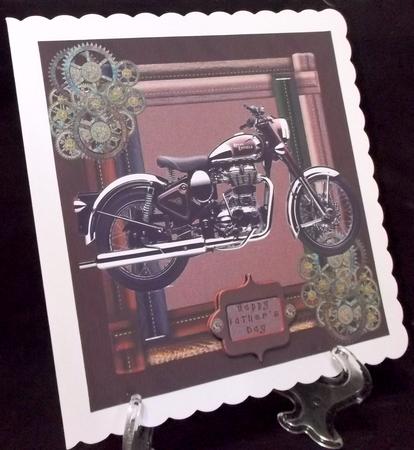 Biker Card Front (2) by Suzi Cooper