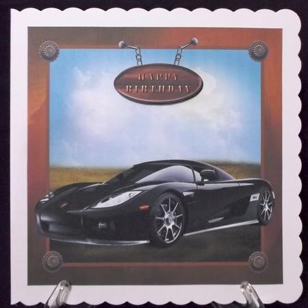 Race Car Card Front (4) by Suzi Cooper