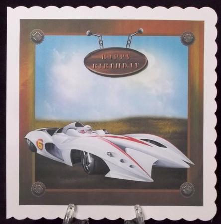 Race Car Card Front (2) by Suzi Cooper