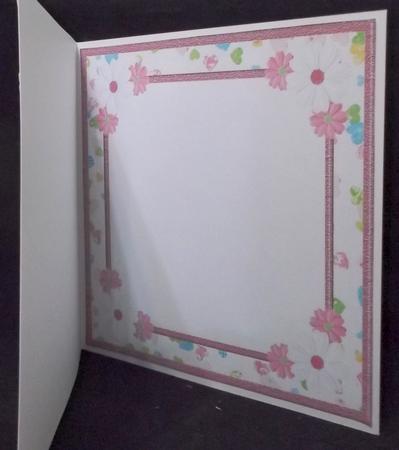 Pink Daisy Blank Insert by Suzi Cooper