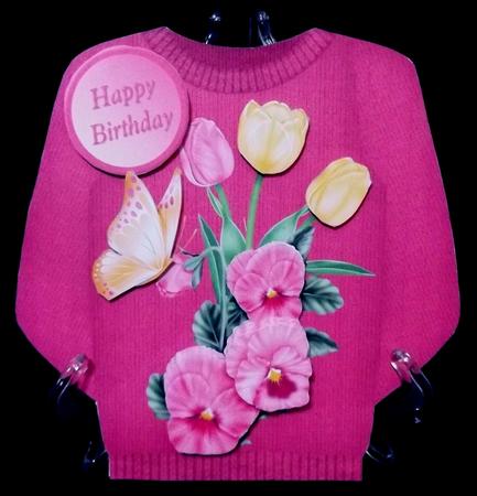 Spring Posy - Jumper Card Mini Kit by Suzi Cooper