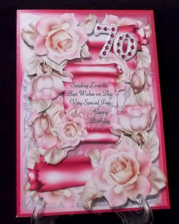Birthday Rose Scroll - Mini Kit by Suzi Cooper