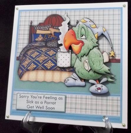 Sick as a Parrot or Old Bird All Occasions 7.5 Mini Kit by Suzi Cooper