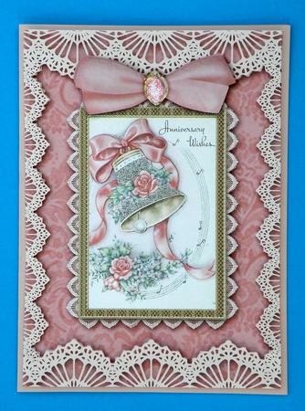 Anniversary Bells A4 Lace Picture Sheet by Suzi Cooper