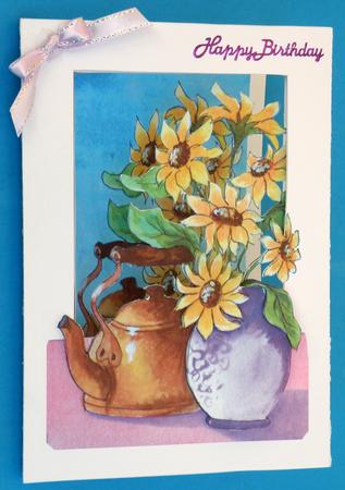 Sunflower - Concertina by Suzi Cooper