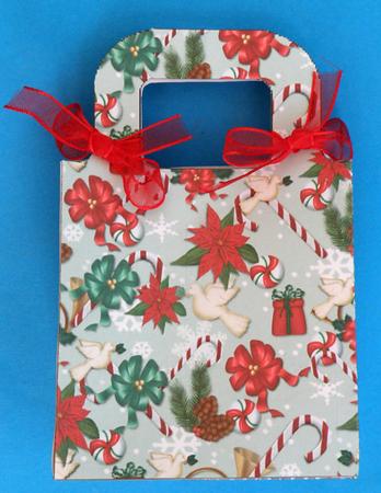 Christmas Jumble Gift Bag in Green by Suzi Cooper