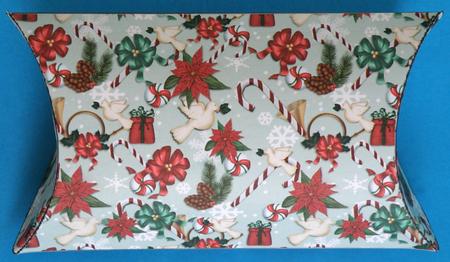 Christmas Jumble Pillow Box in Green by Suzi Cooper