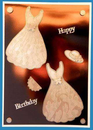 Embossed Metallic Background (warm Gold) by Suzi Cooper