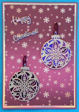 Golden Snowflakes Christmas Background (purple) Featured Gallery Photo