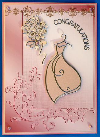 Gilded Beauty Layered Background (soft Pink) by Suzi Cooper