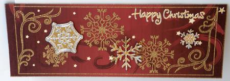 Snowflakes Stars & Swirls Dl Card 1 by Suzi Cooper