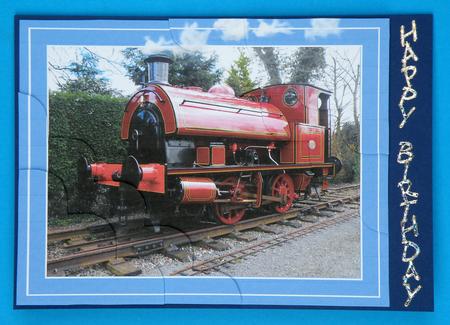 Red Steam Train by Suzi Cooper
