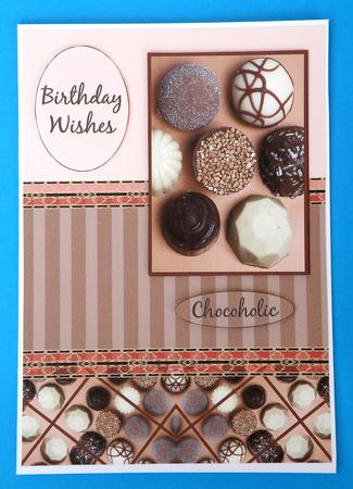 Chocolate Dream Card Front by Suzi Cooper