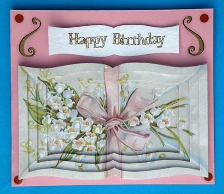 Lily of the Valley Tunnel Book Sheet by Suzi Cooper