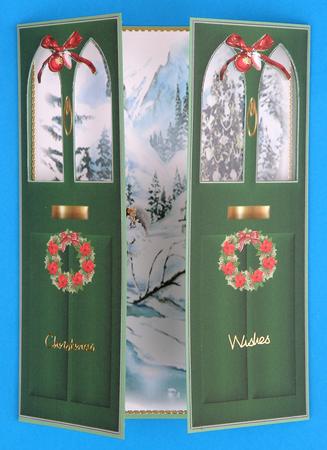 Beautiful Winter Scene Gate Fold by Suzi Cooper