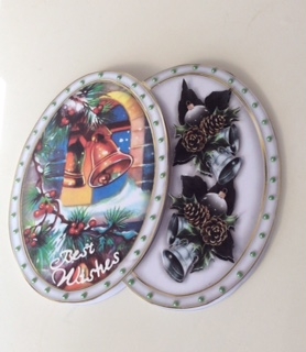 Festive Ovals - Bells by SYLVIA Chapman