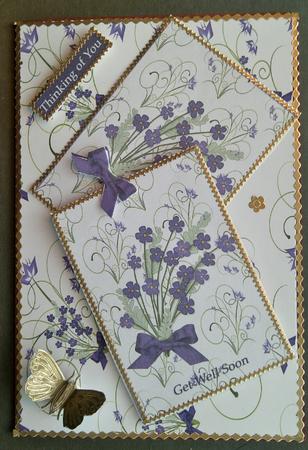 Purple Posy by SYLVIA Chapman