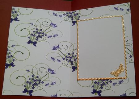 Purple Posy Back Ground by SYLVIA Chapman