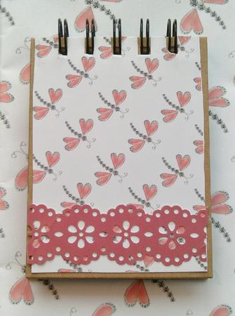 Peachy Dragonflies Background by SYLVIA Chapman