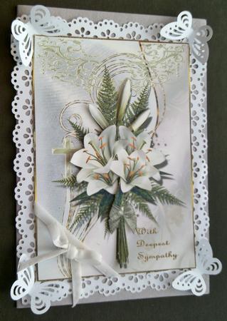 Sympathy Lillies Toppers by SYLVIA Chapman