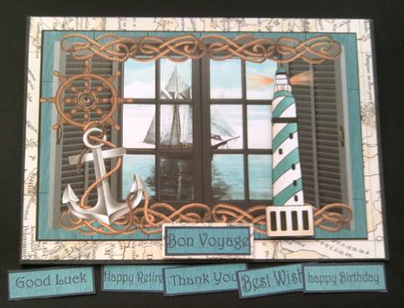 Sea View Male Card by SYLVIA Chapman