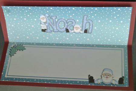 Xmas Noah Matching Large Dl Insert by SYLVIA Chapman