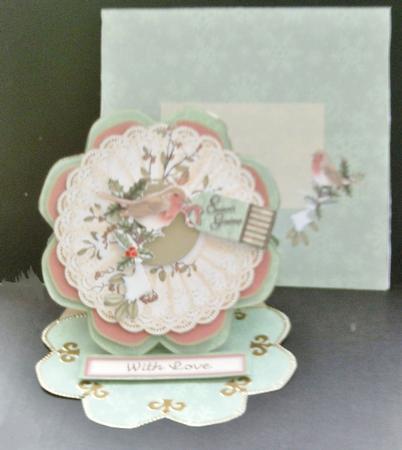 Christmas Shaped Easel Card Kit by SYLVIA Chapman
