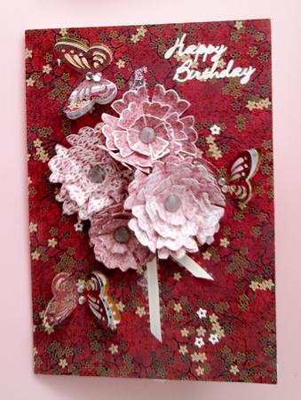 Two Floral Backing Papers by SYLVIA Chapman