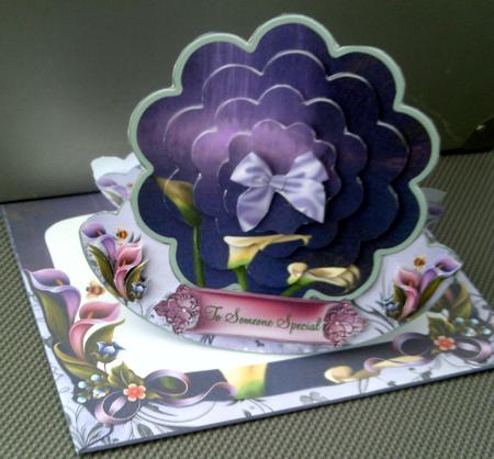 Beautiful Lily Water Rocker Card Kit by SYLVIA Chapman