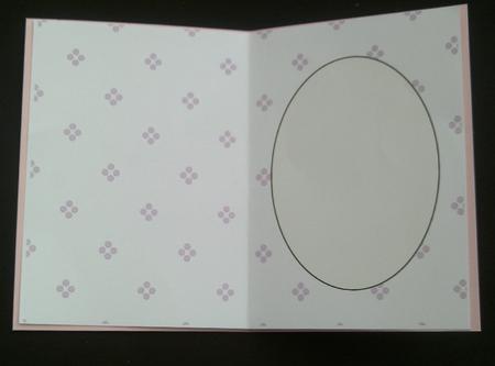 White with Pink Spots Insert by SYLVIA Chapman