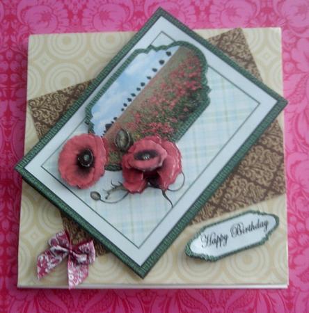 Poppy Field Decoupage by SYLVIA Chapman