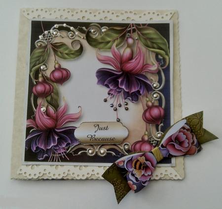 Bows Lilac Flowers by SYLVIA Chapman