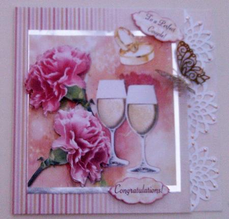 Congratulations Carnations by SYLVIA Chapman