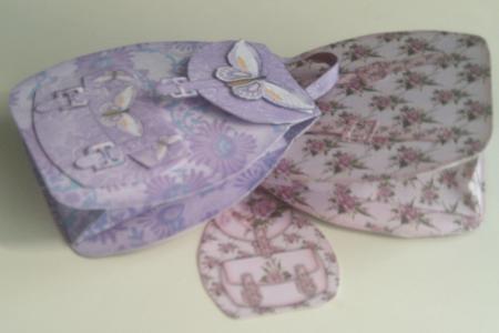 Shabby Chic Ladies or Young Adult Butterfly Backpack Kit by SYLVIA Chapman