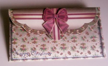 Golden Acorn Christmas Gift Money Wallet by SYLVIA Chapman