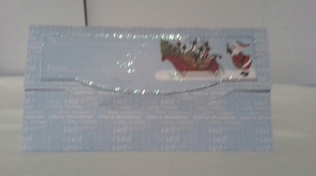 Santa & Reindeer Moneyholder Envelope by Sylvia Sprot