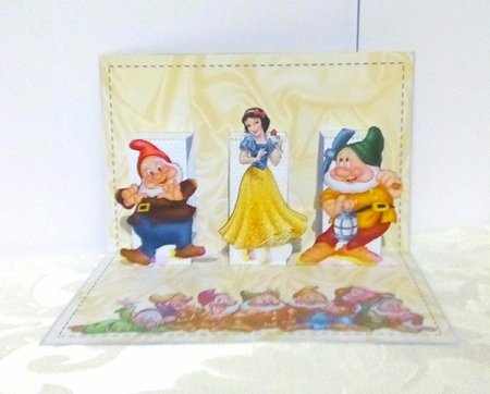 SNOW WHITE POP-UP BIRTHDAY or GET WELL CARD KIT by Sylvia Sprot