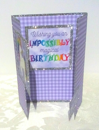 Birthday Wishes & Unicorn Kisses (Purple) by Sylvia Sprot