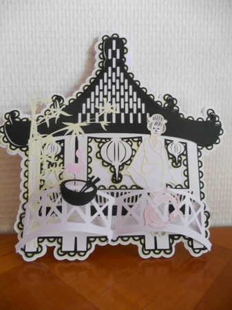 Pagoda Card by SYLVIE DECONINCK
