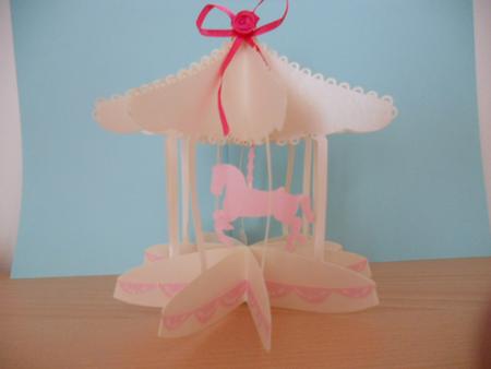 Carousel Horse Card & Box by SYLVIE DECONINCK
