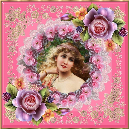 Roses Backgrounds Succulants Bright by Taina Kankare