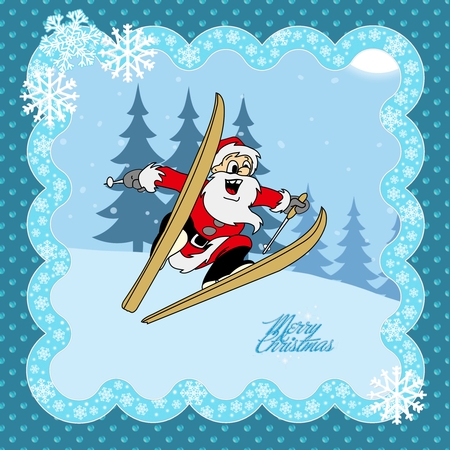 Let it Snow - Blue Frames I by Taina Kankare