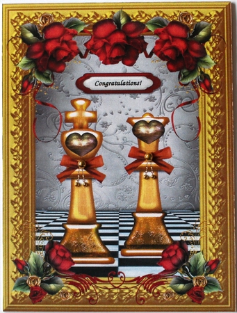 Debs Gold Chess Pieces by Taina Kankare