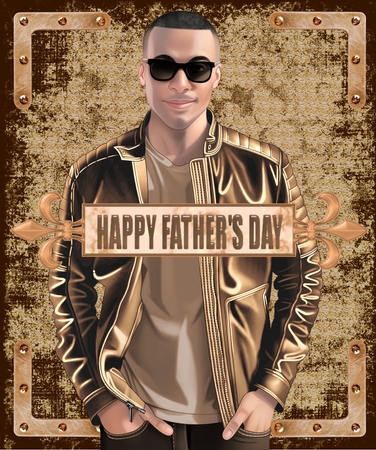 Father's Day Elegant Sentiment Banners by Taina Kankare