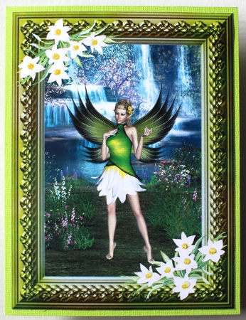 Dr00027 Dusted Fairy Wings Triple Pack - Yellow Green Featured Gallery Photo