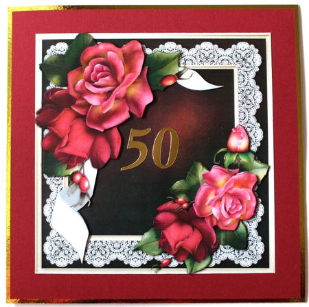 Stunning Vibrant Red Roses Fo Love . by Taina Kankare