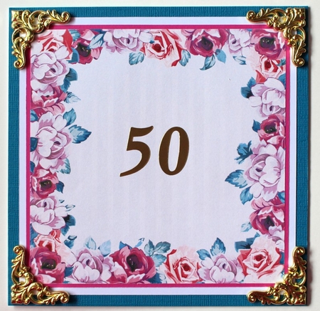 Blank Rose Card Front by Taina Kankare