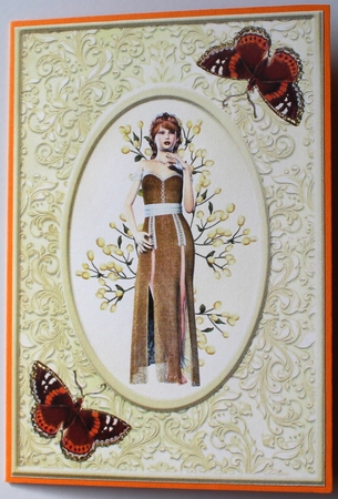 Set of 9 Gold Edged Butterflies, Designer Resource. by Taina Kankare
